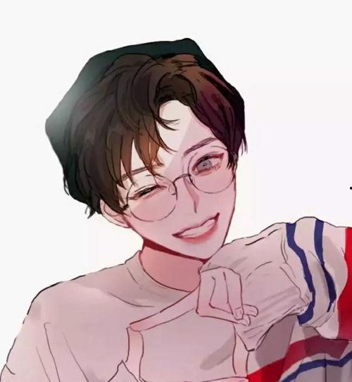 动漫男头像吃瓜图文,揭秘二次元世界的趣味瞬间